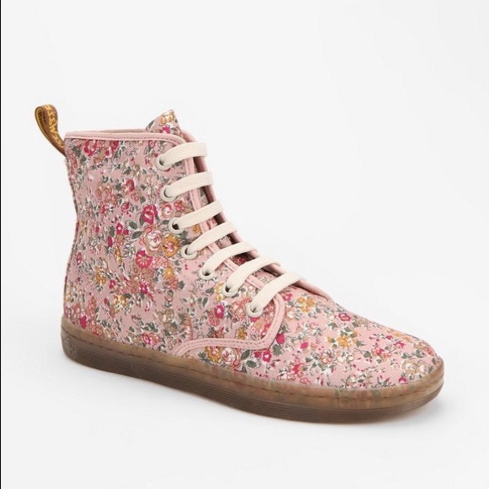 Dr. Martens Shoreditch Floral Canvas Boots 9UK 11US 43EU EUC